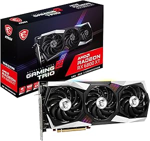 MSI 912-V395-035 Radeon RX 6800 XT Gaming Z Trio Graphics Card — main product image