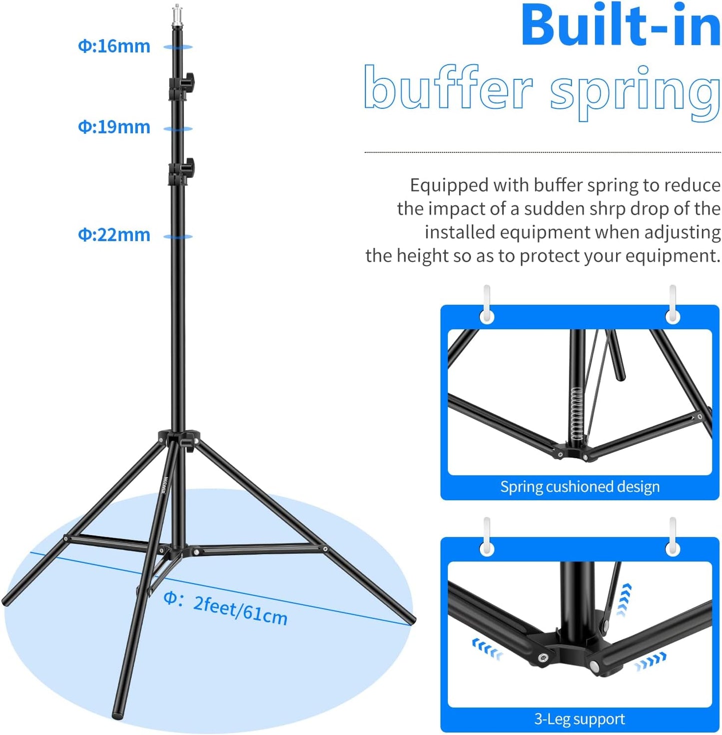Neewer 10000117@@4 75" Photography Light Stand