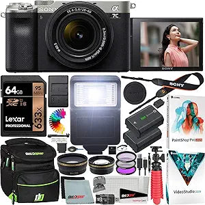 Sony Alpha a7C Full Frame Camera Bundle with Accessories — main product image