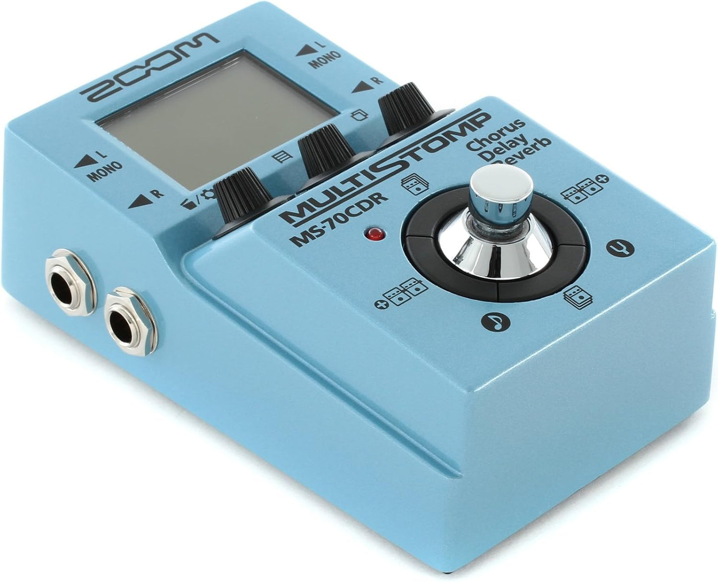 Zoom MS-70CDR MultiStomp Chorus Delay Reverb Pedal Bundle