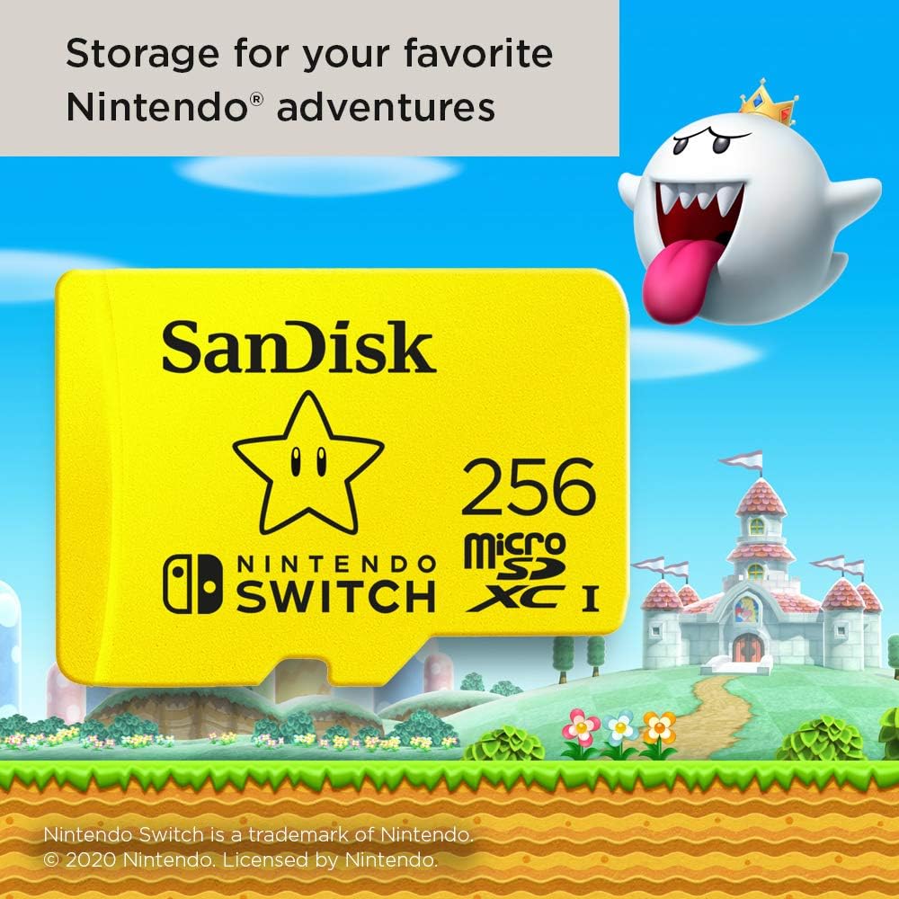 SanDisk SDSQXAO-256G-GNCZN 256GB microSDXC Nintendo Switch Licensed