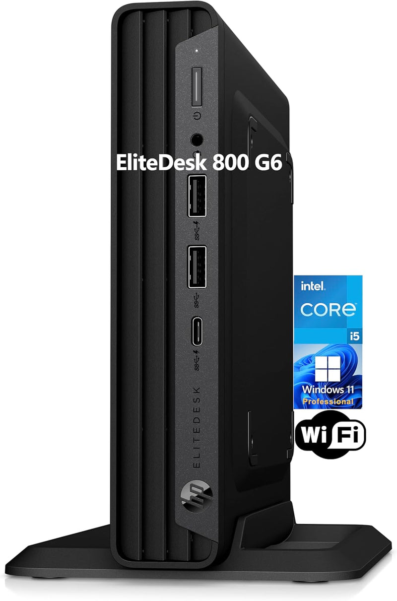 HP 800 G6 EliteDesk i5 Mini PC Desktop — main product image
