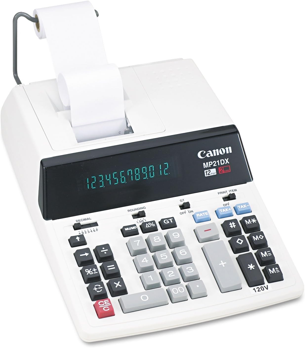 Canon MP21DX 12-Digit 2-Color Printing Calculator