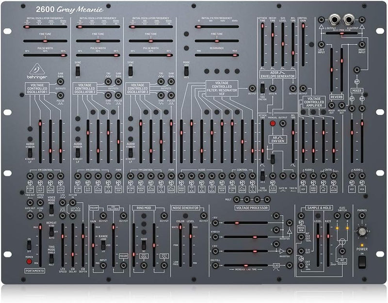 Behringer 2600 GRAY MEANIE Analog Synthesizer — main product image