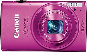 Canon 8212B001 PowerShot ELPH 330 HS Wi-Fi Digital Camera (Pink)