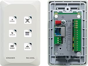 Kramer RC-43SL 6-Button Room Controller System — main product image