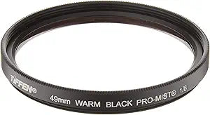 Tiffen 49WBPM18 49mm Warm Black Pro-Mist 1/8 Filter — main product image