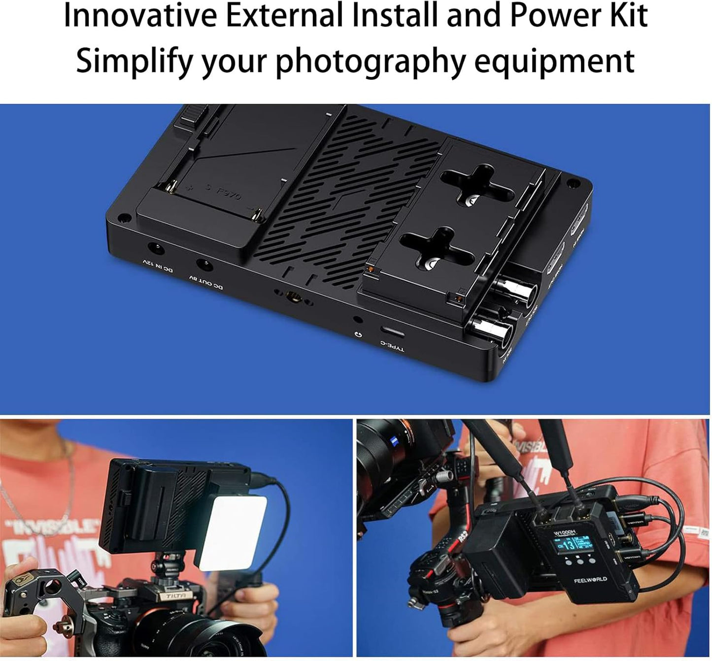 FEELWORLD FW568S 6" 3G-SDI/4K HDMI On-Camera Monitor