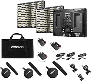Aputure B09GB4GC9Z Amaran P60X 3-Light LED Kit