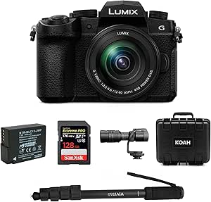 Panasonic DC-G95MK Lumix Mirrorless Camera 12-60mm Lens Bundle
