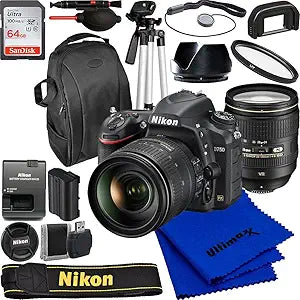 Nikon 1549 D750 DSLR Camera - 24-120mm Lens Bundle