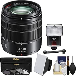Panasonic K-90337-03 Lumix G X Vario 14-140mm Power OIS Lens Kit — main product image