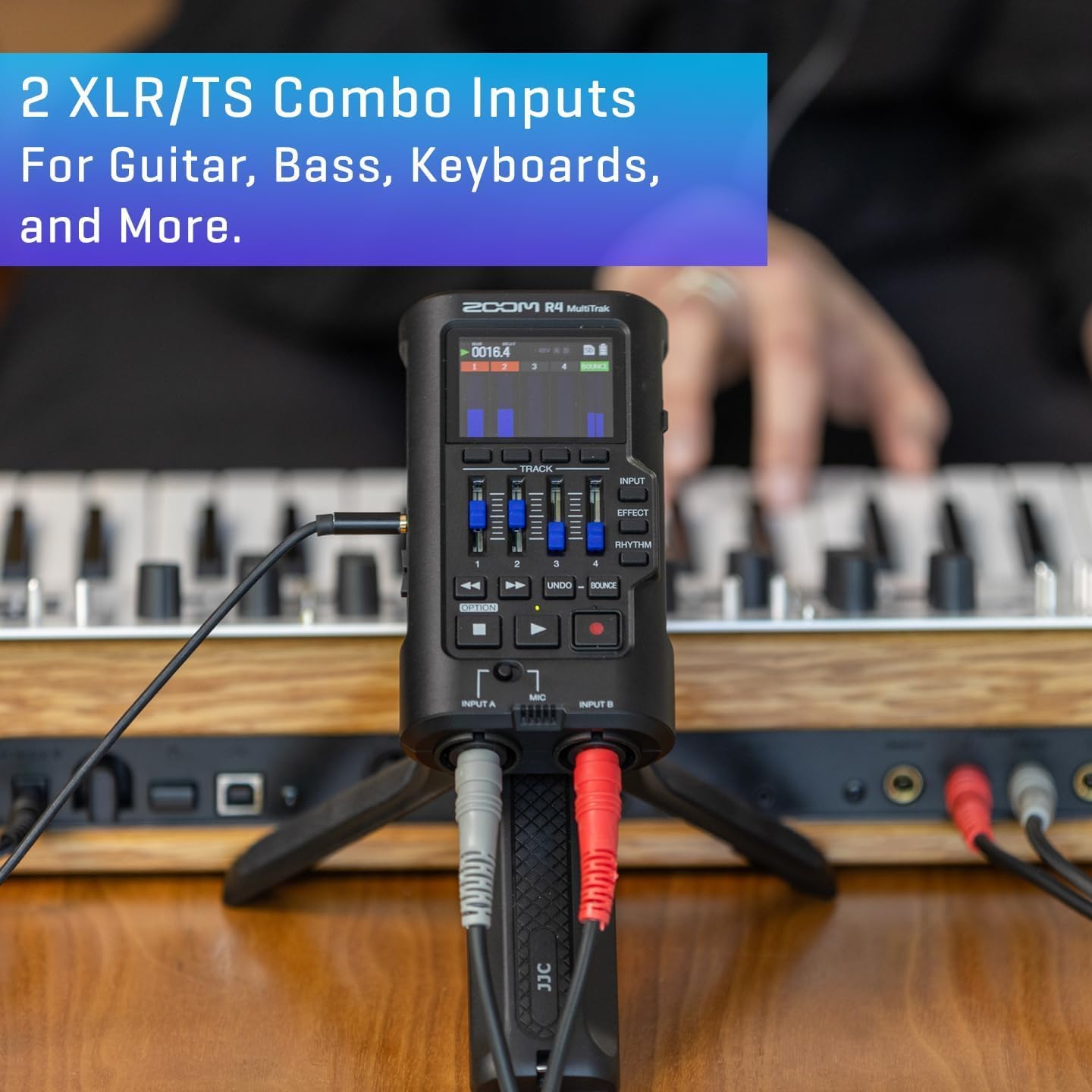 Zoom R4 MultiTrak 32-Bit Float Recorder Bundle with Accessories