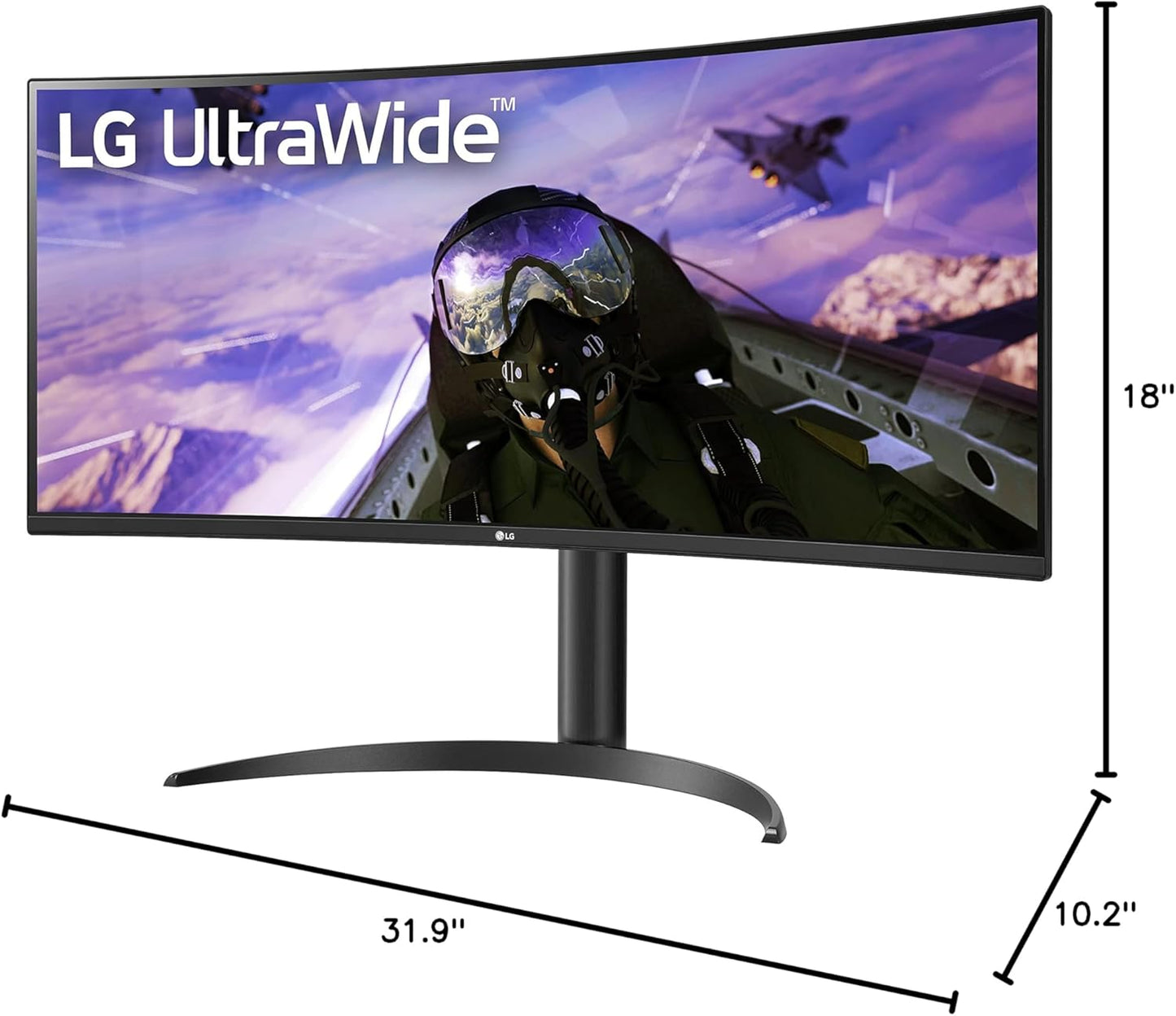 LG 34WP65C-B 34" UltraWide QHD 160Hz Monitor