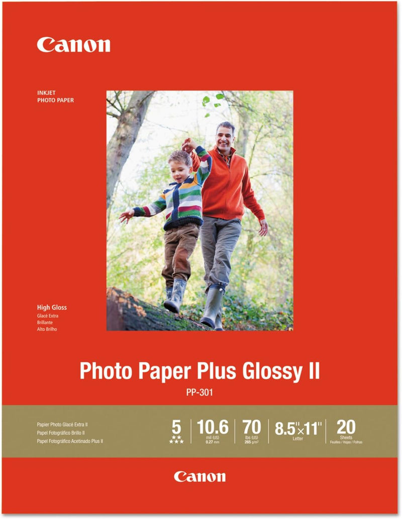 Canon 1432C003 Photo Paper Plus Glossy II 8.5x11 — main product image