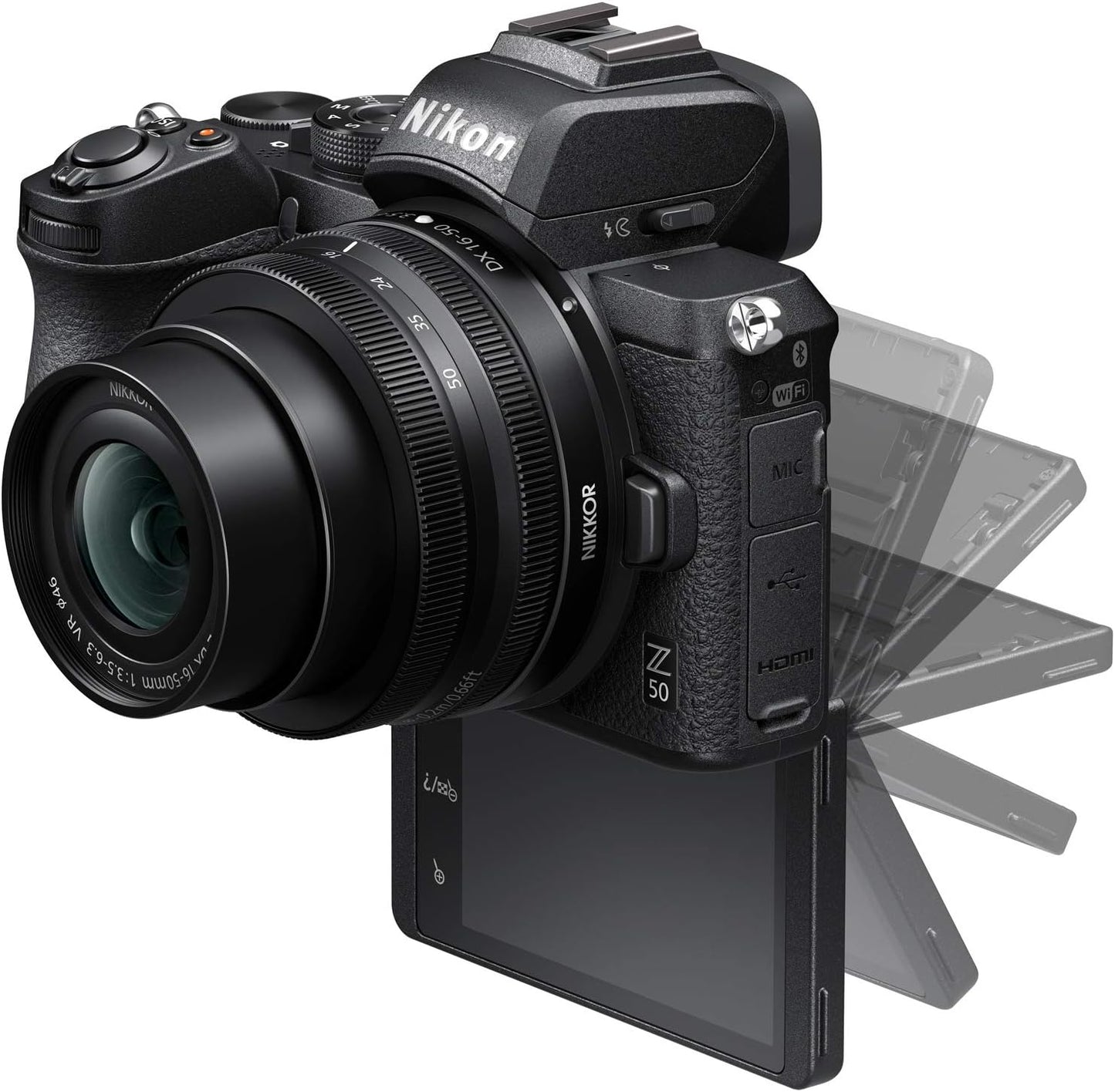 Nikon E4NKZ50X2LENS Z50 Mirrorless Camera 2 Lens Kit - Bundle