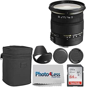 Sigma 17-50mm f/2.8 Nikon DSLR Lens Bundle