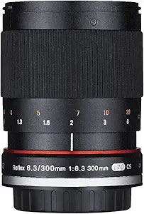 Rokinon 300M-MFT-BK 300mm F6.3 Mirror Lens - Micro Four Thirds