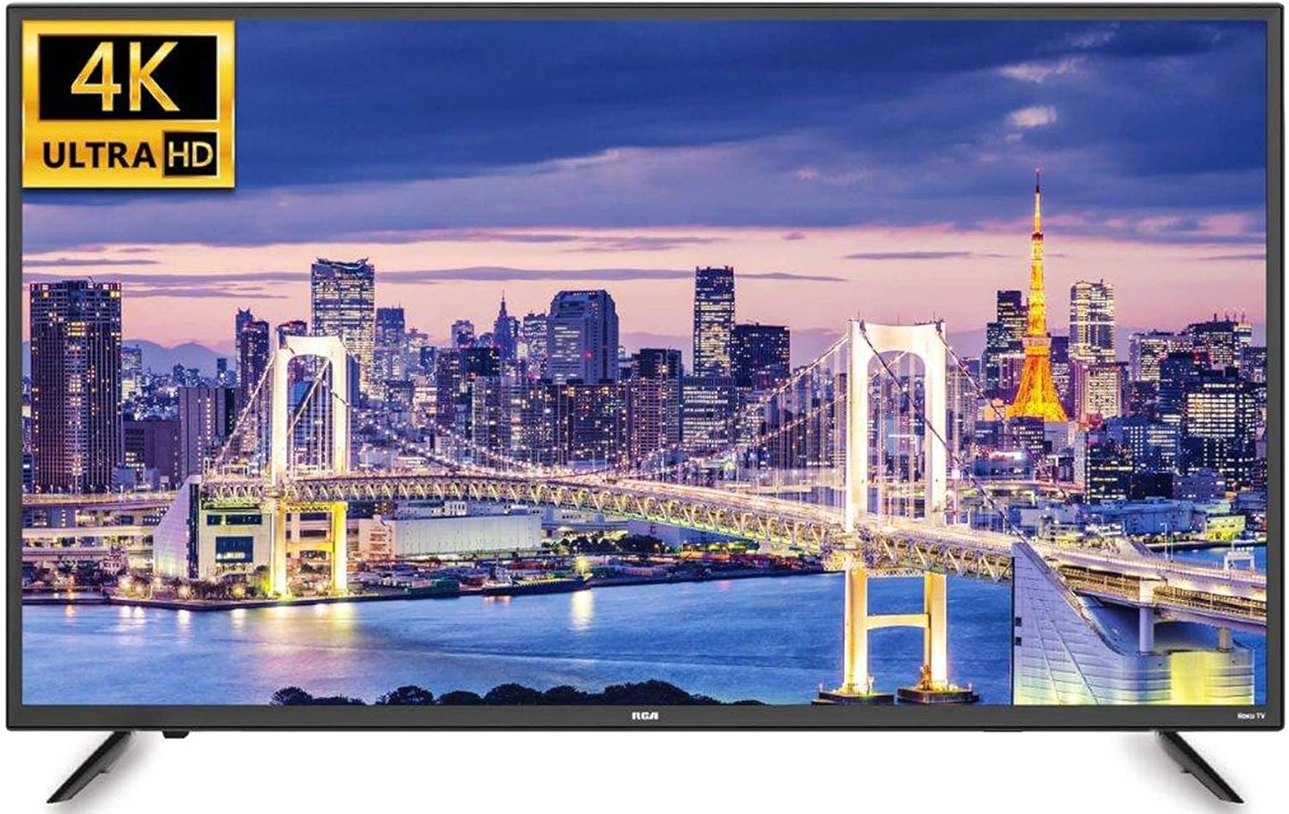 RCA ROKU RTRQ5522 55-Inch 4K UHD LED TV (Renewed)