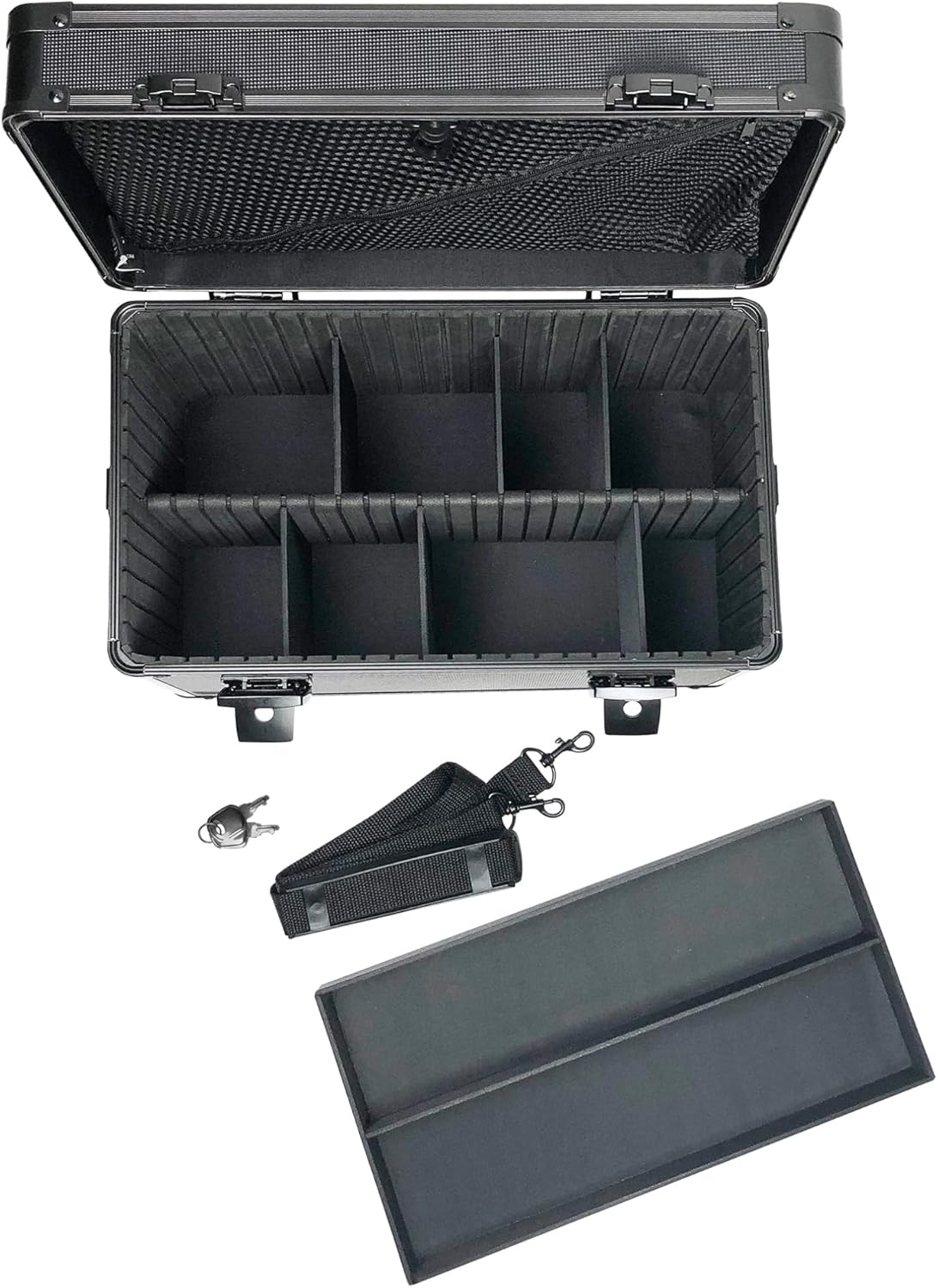 Vaultz VZ00122 Portable Locking Safe Box Black