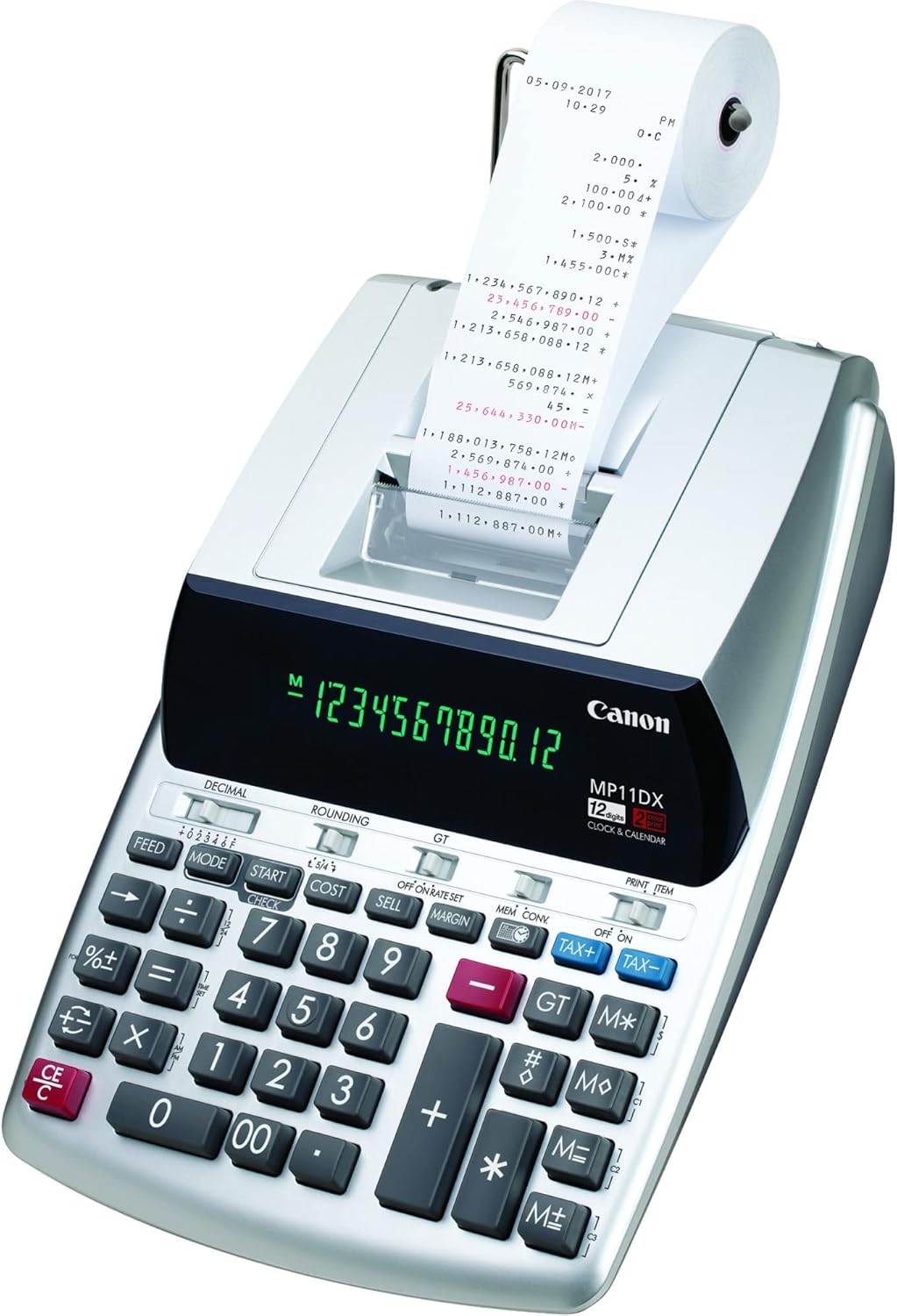 Canon 2198C001 MP11DX-2 Desktop Printing Calculator