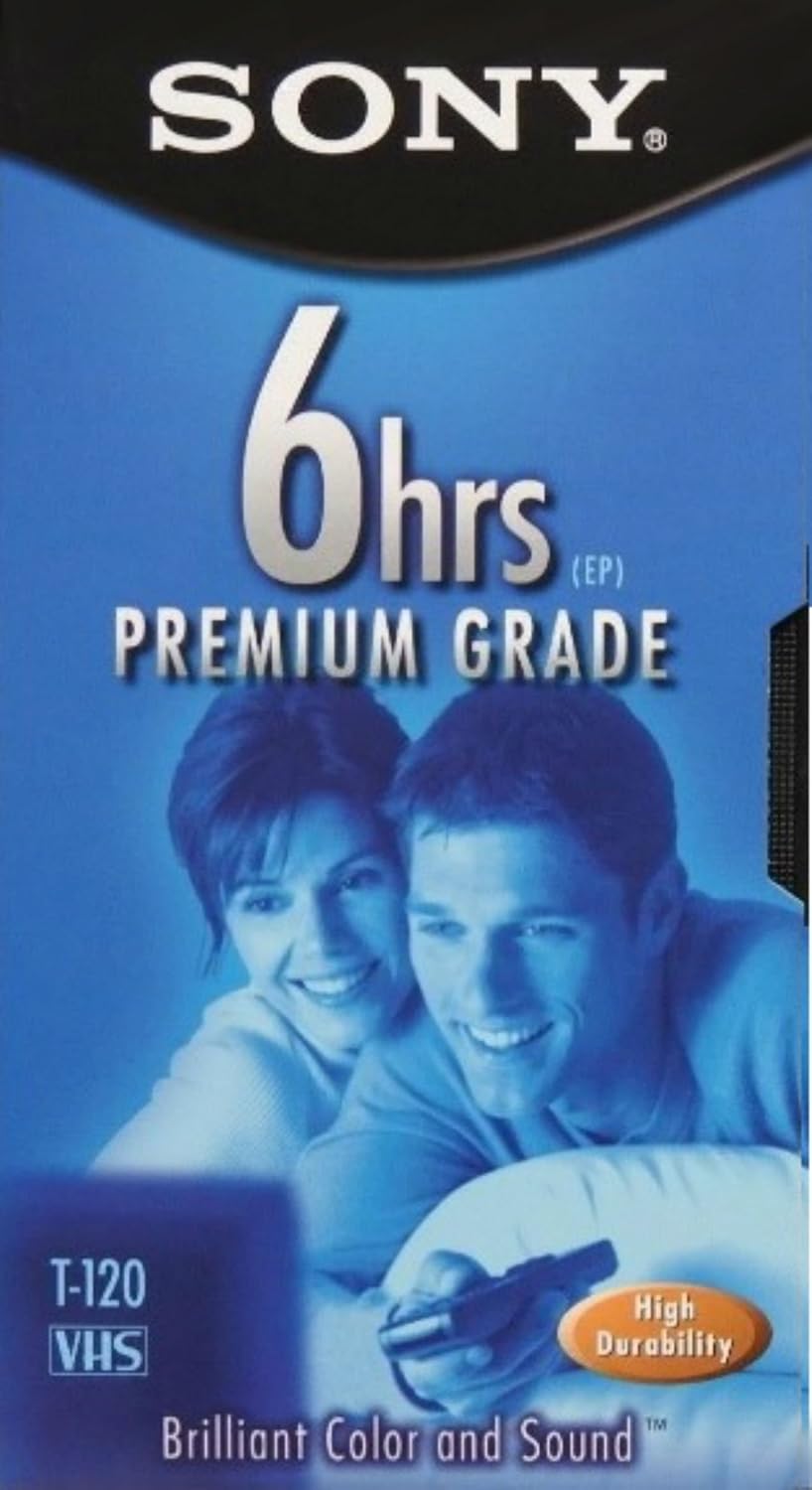 Sony FBA_3T120VR 3T120VR 6 Hour EP T-120 VHS Tapes 3-Pack