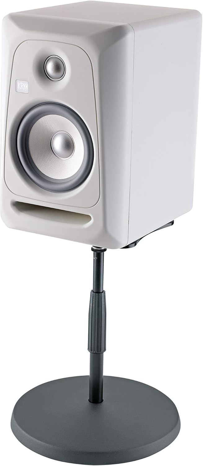 K&M 26748 Monitorplatte S - Black Studio Monitor Plate