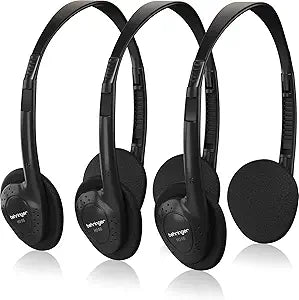 Behringer HO 66 Stereo Headphones 3-Pack Value