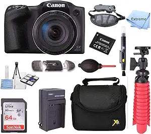 Canon PowerShot SX420 IS 42x Zoom Digital Camera Bundle Renewed