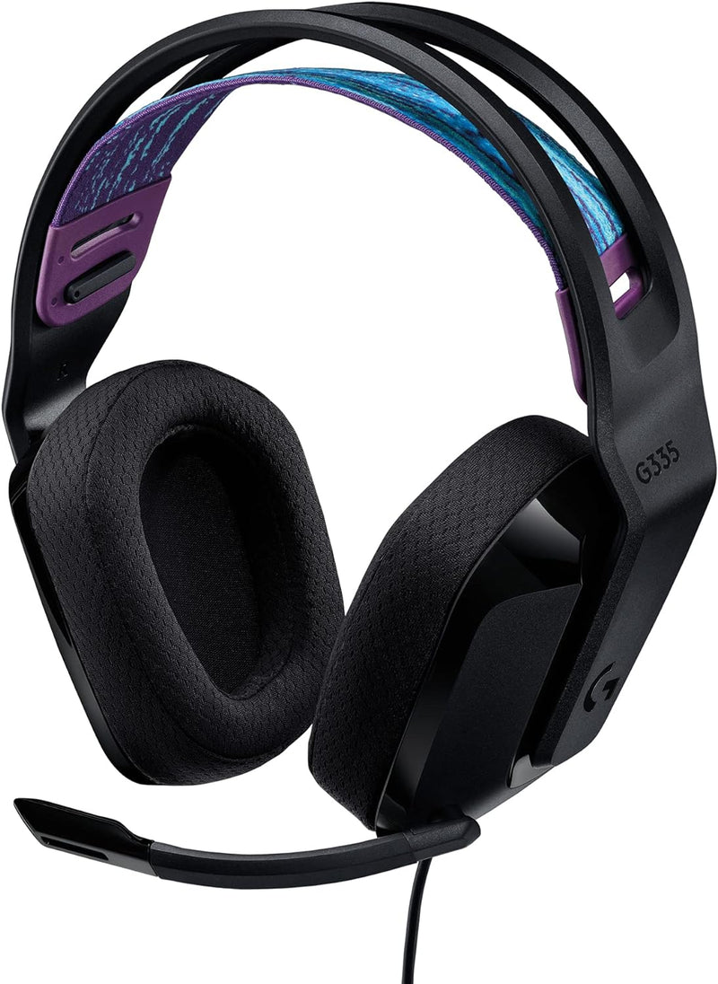 Logitech G335 Wired Gaming Headset - Black (Renewed) — main product image
