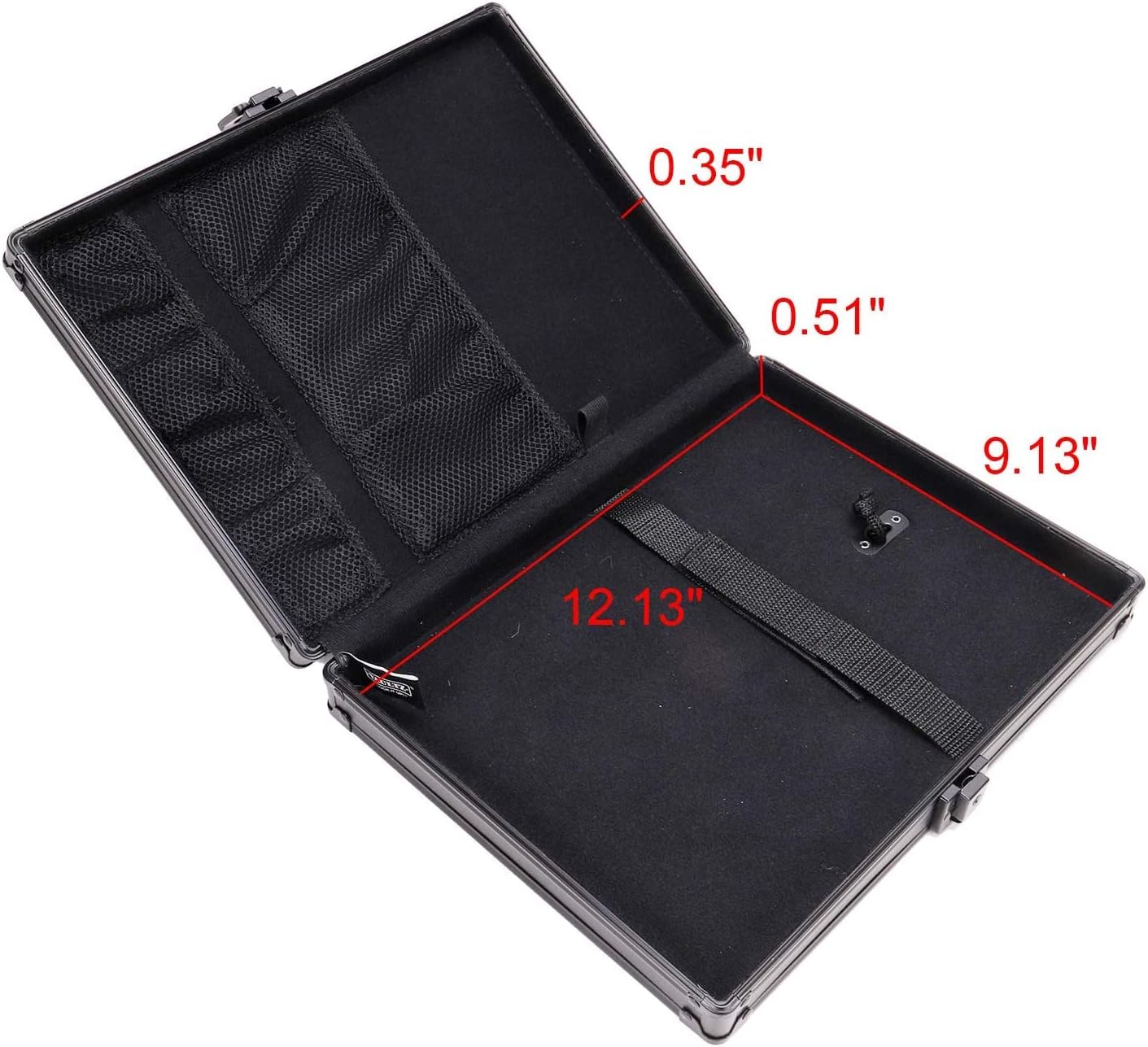 Vaultz VZ03492 Locking Storage Clipboard Tactical Black