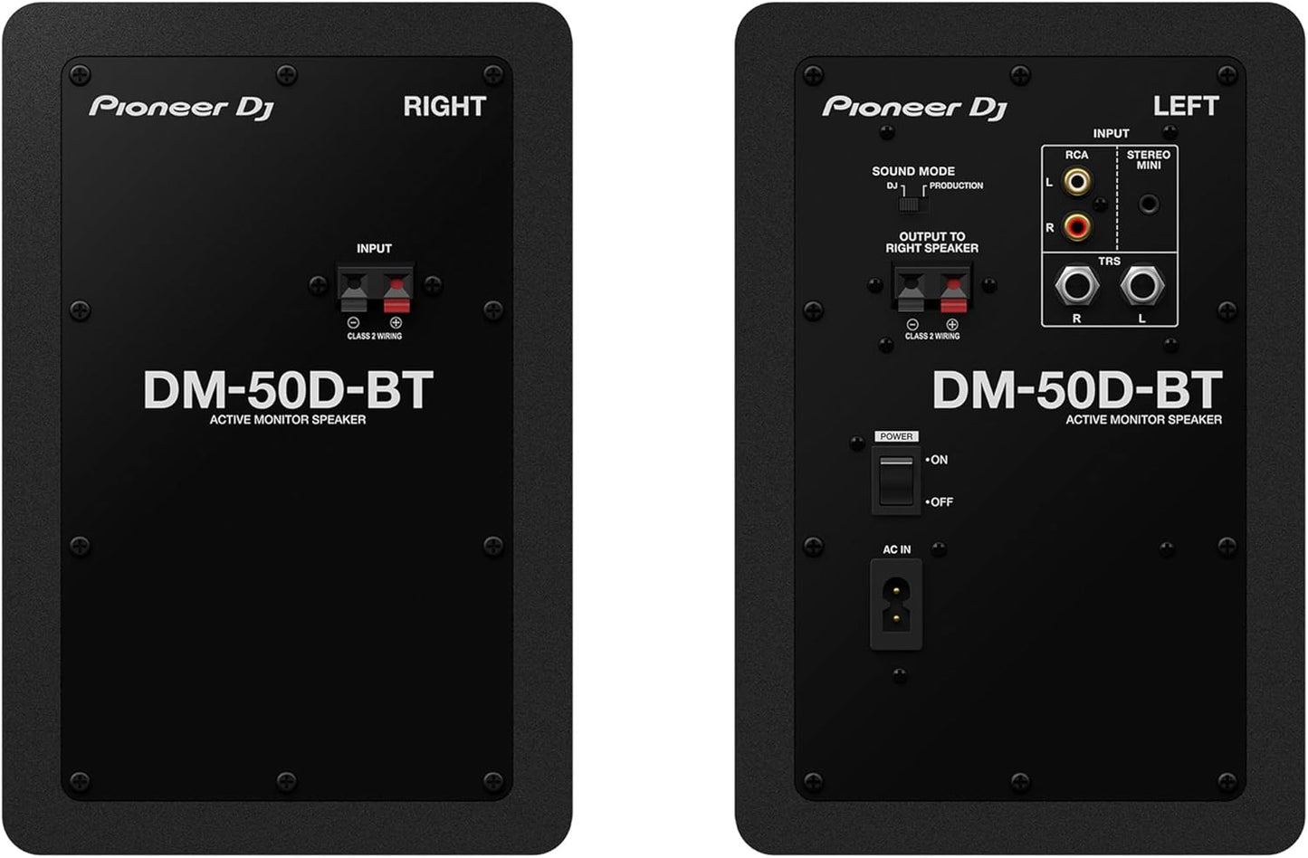 Pioneer DJ DM-50D-BT 5" Bluetooth Active Monitor Speaker