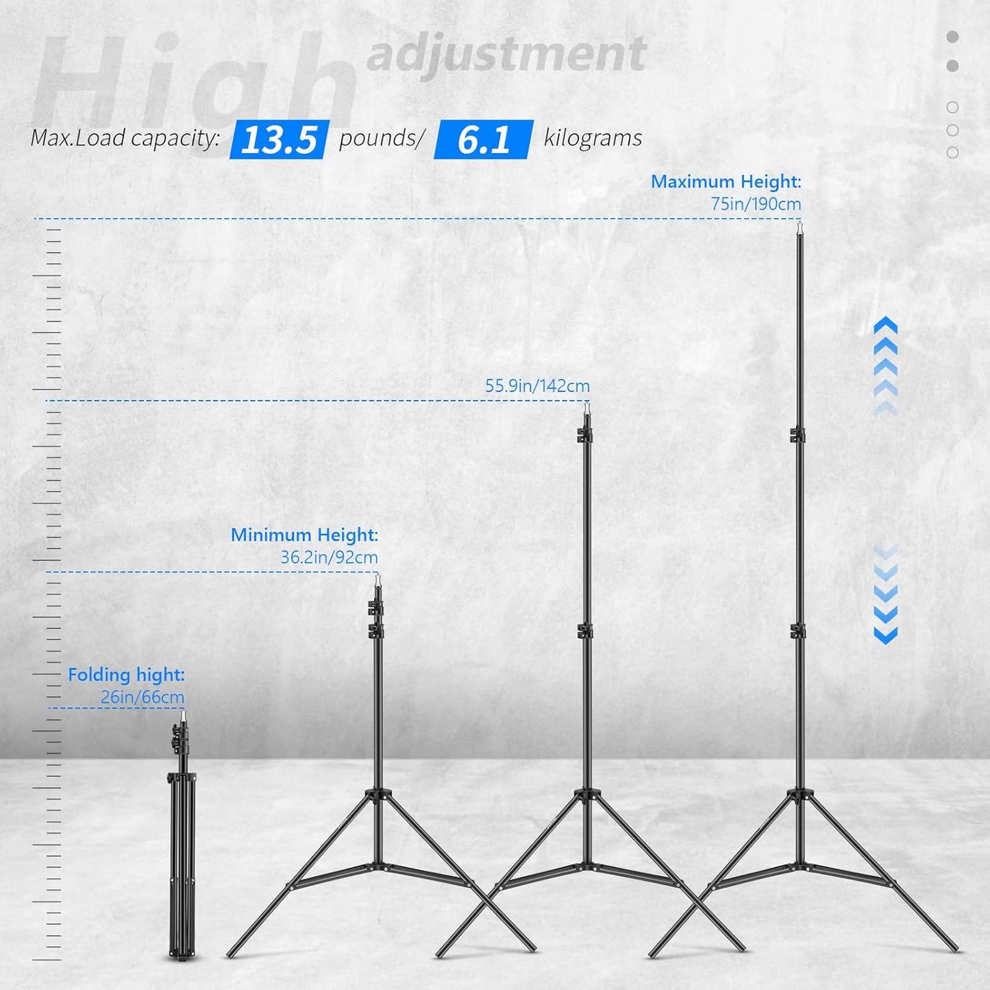 Neewer 10000117@@4 75" Photography Light Stand