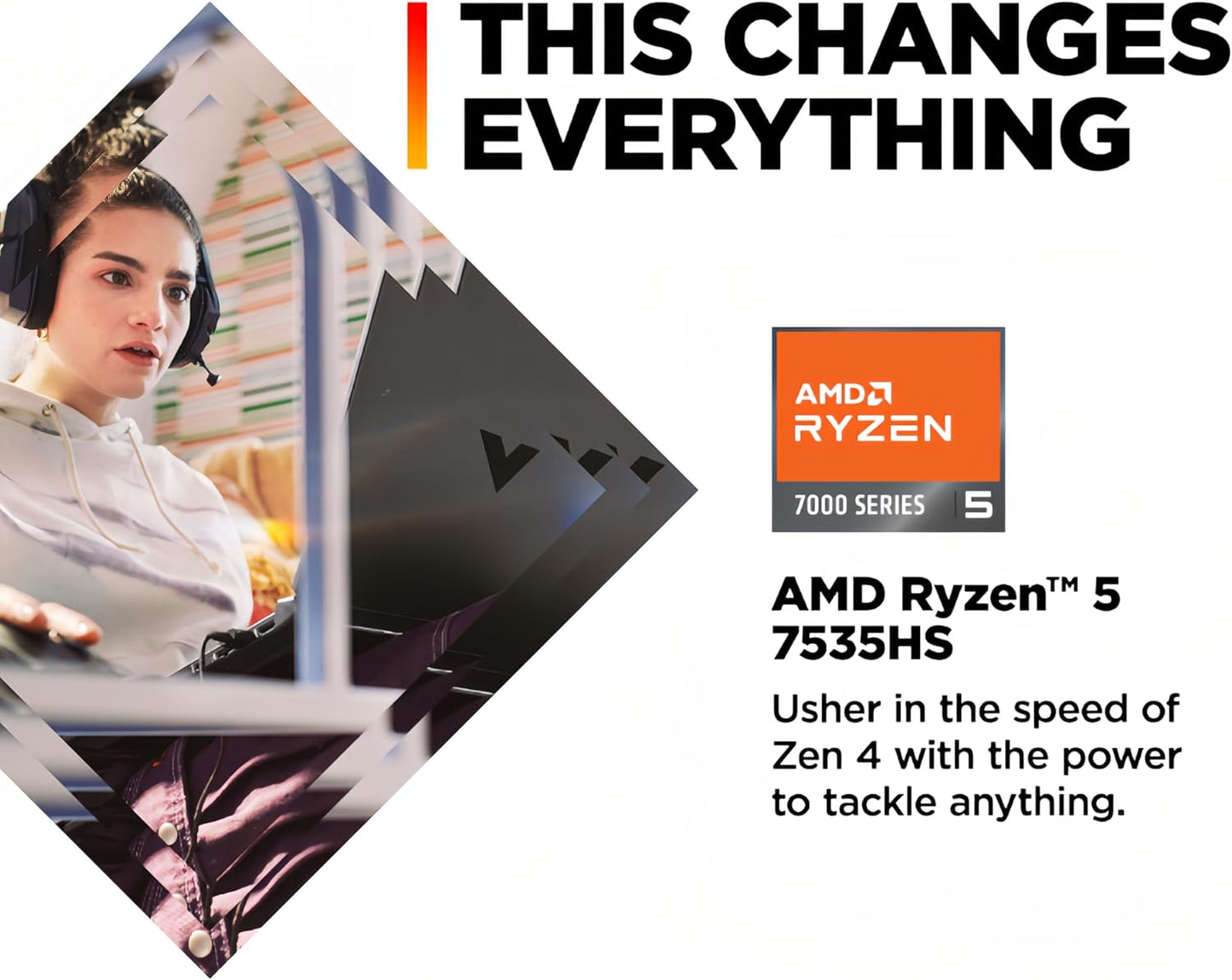 HP Victus AMD Ryzen 5 RX 6550M Gaming Laptop