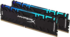 HyperX HX436C17PB4AK2/16 Predator RGB - 16GB (2x8GB) 3600MHz DDR4 RAM