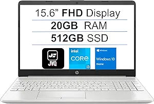 HP Pavilion FHD 15.6" i3 Laptop 20GB RAM 512GB SSD