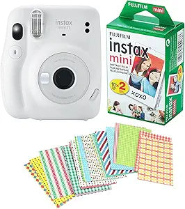 Fujifilm Mini 11 Instant Camera Ice White Bundle