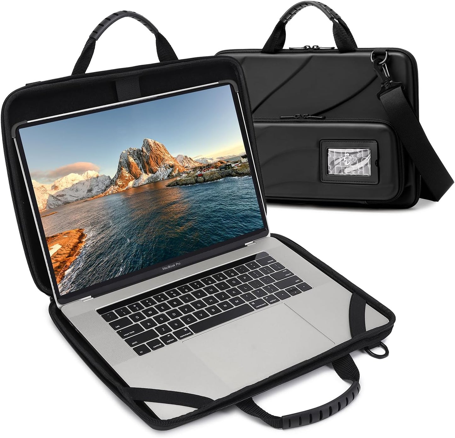 HP Laptop Case Hard Shell Bag Shoulder Strap