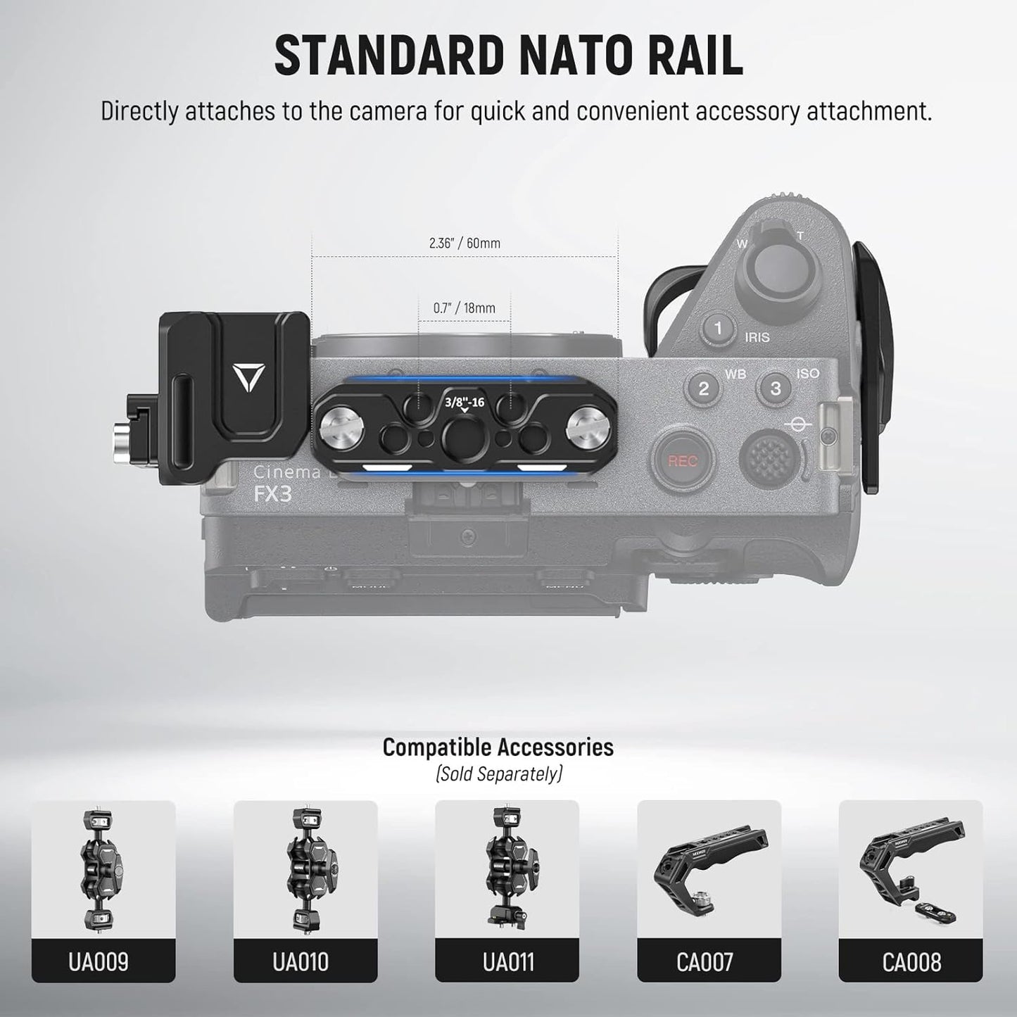Neewer CA011 FX3 FX30 Camera Cage Rig