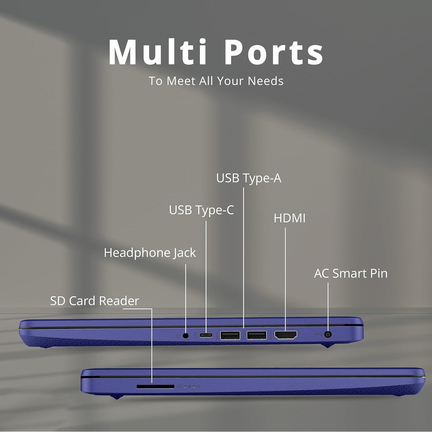 HP HP Stream 14" HD Lightweight Laptop, Celeron N4120, 16GB RAM, 224GB Storage