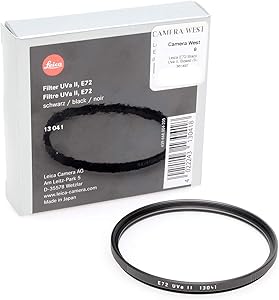 Leica UV Filter E72 72mm UVa II Glass