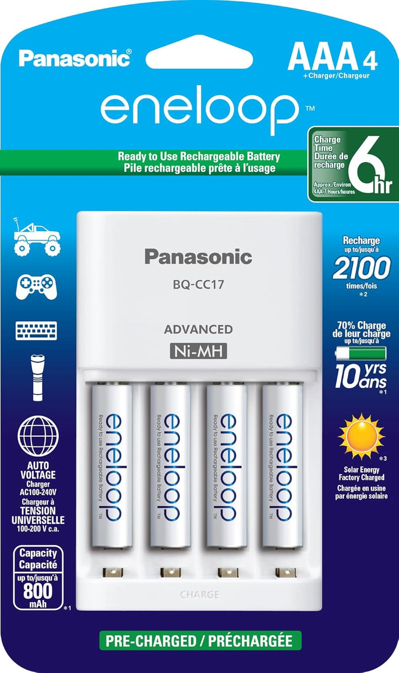 Panasonic K-KJ17M3A4BA eneloop AAA Battery Charger — main product image