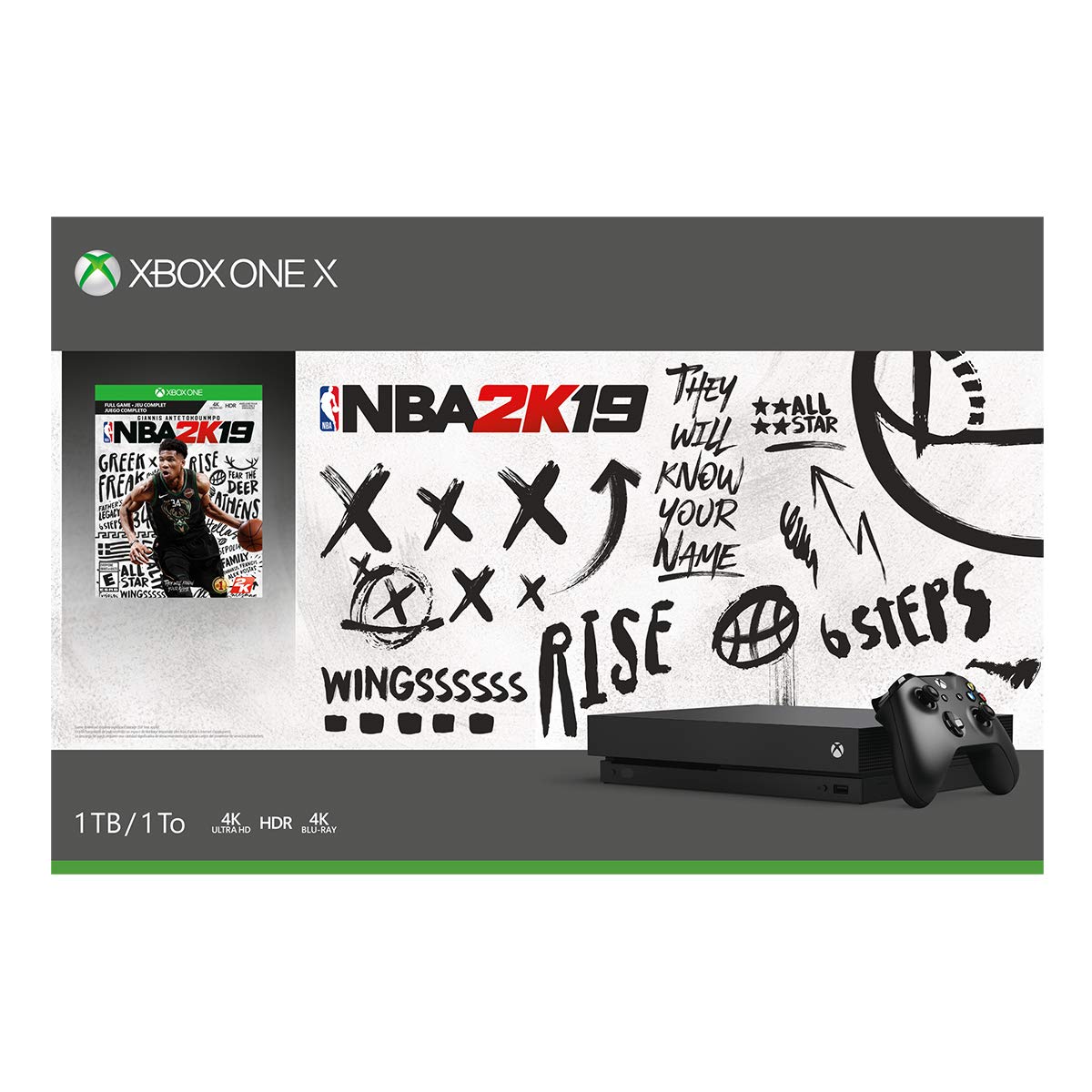 Microsoft CYV-00070 Xbox One X NBA 2K19 Bundle