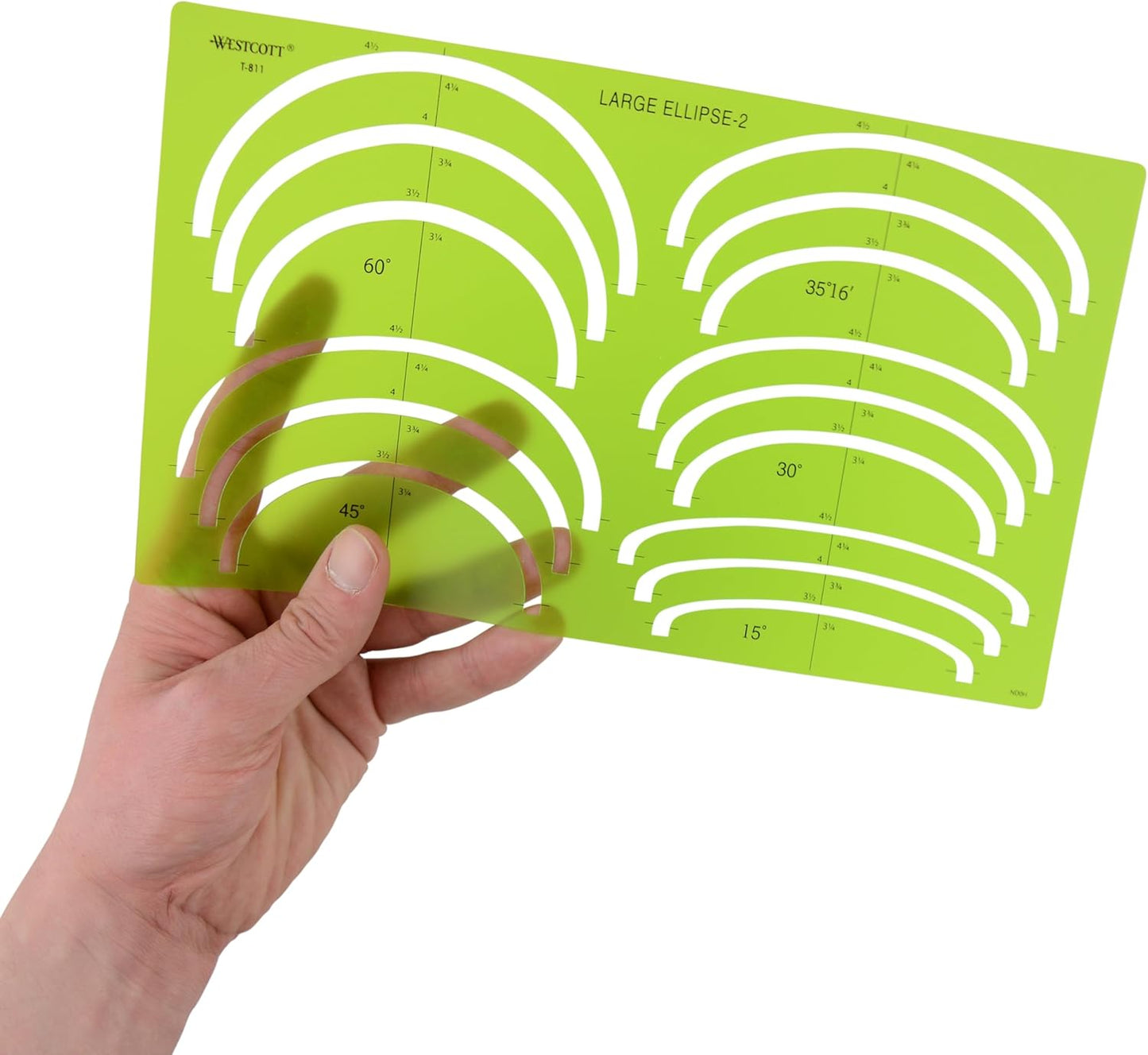 Westcott T-811 Large Ellipse Template Drafting Tool