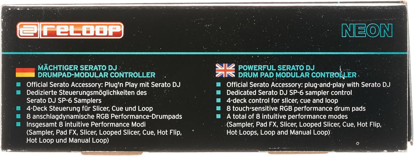 Reloop AMS-NEON USB Serato DJ Pad Controller