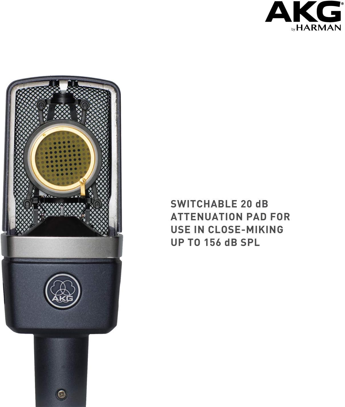 AKG C214-cr Large Diaphragm Condenser Microphone (Renewed)