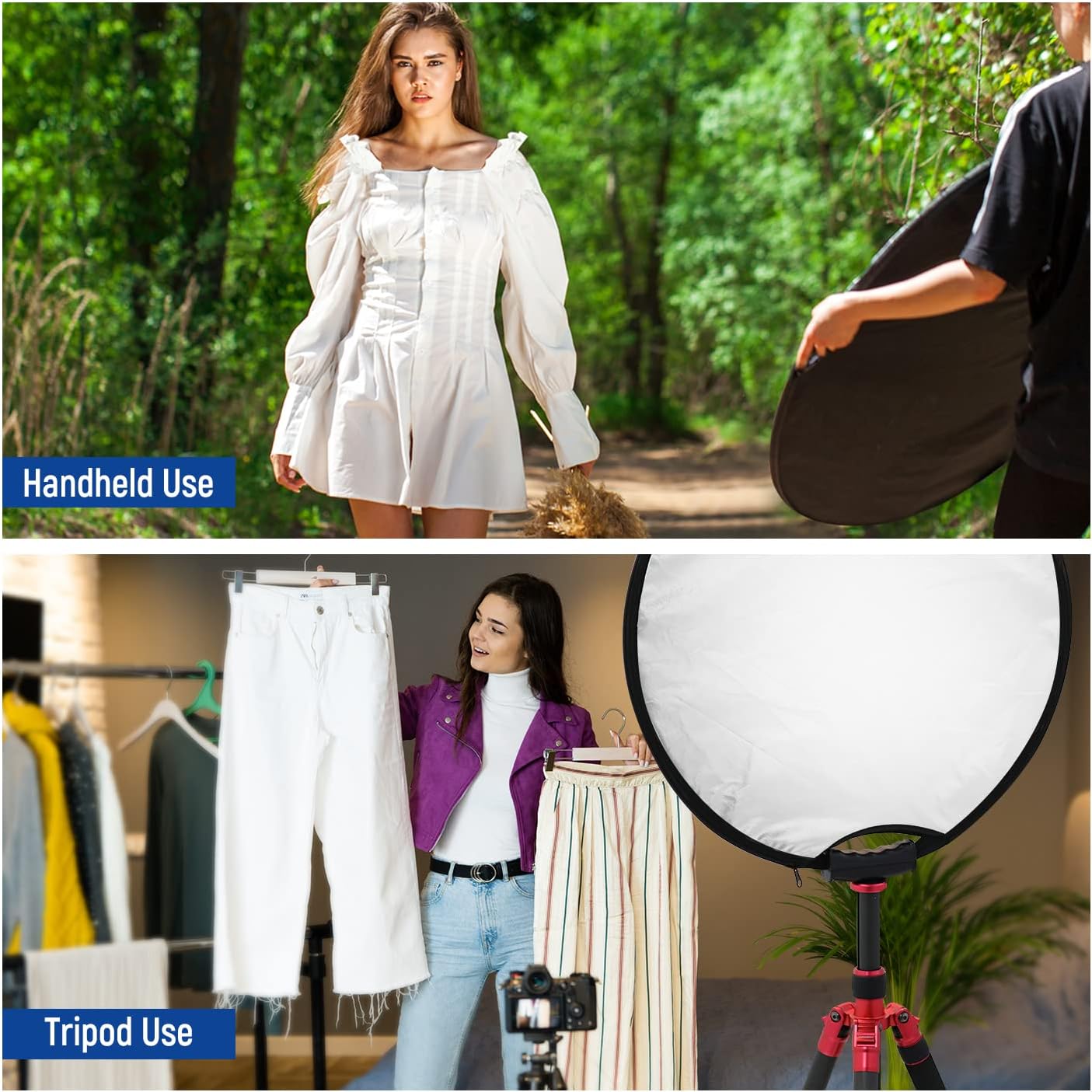 Neewer 10102089 22" 5-in-1 Collapsible Light Reflector