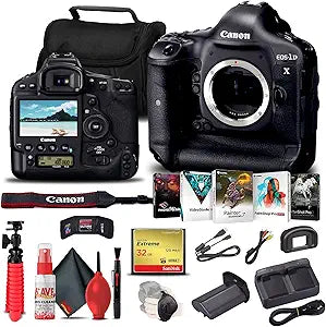 Canon EOS-1D X DSLR Body 32GB Bundle