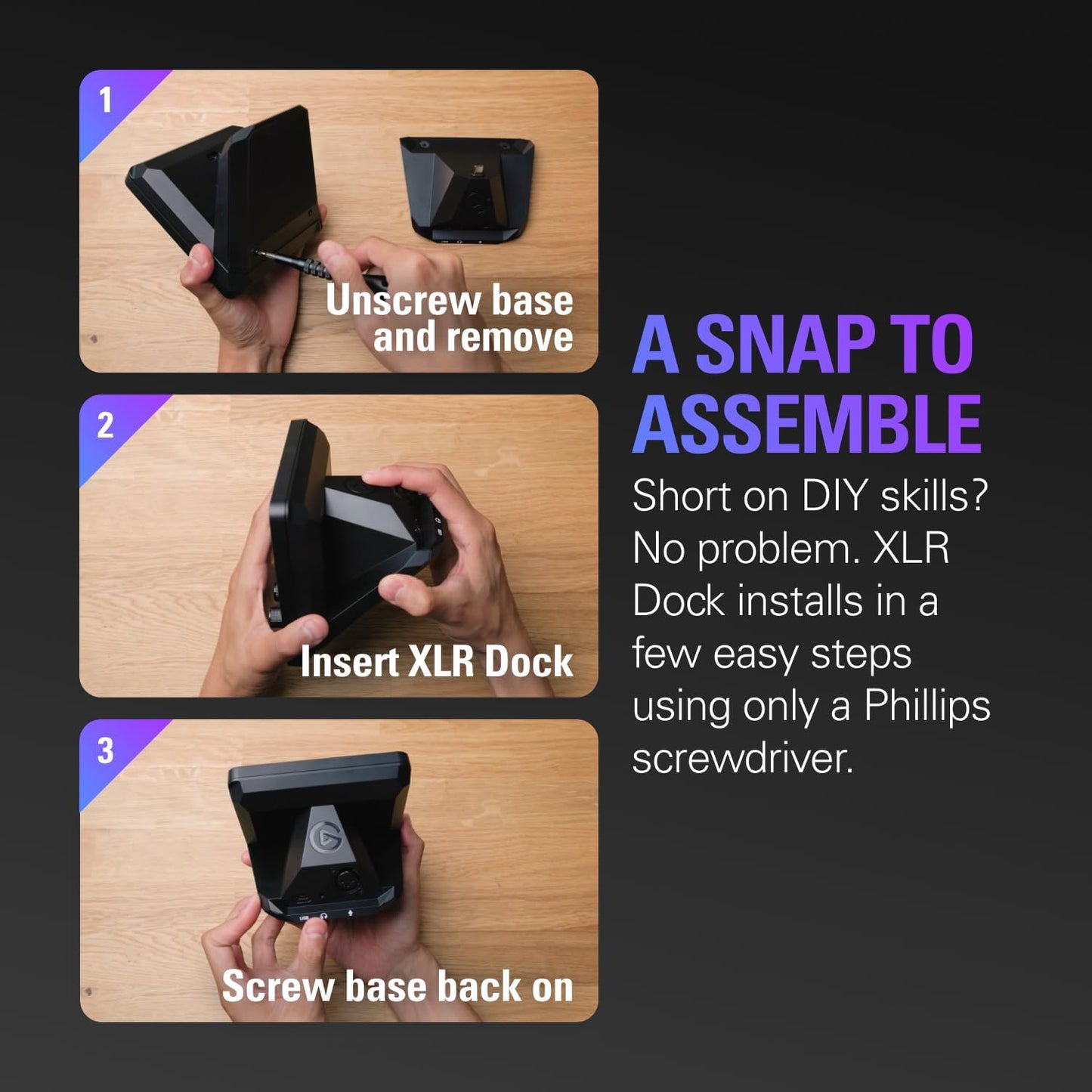 Elgato 20GBM9901 XLR Dock: Stream Deck Audio Interface