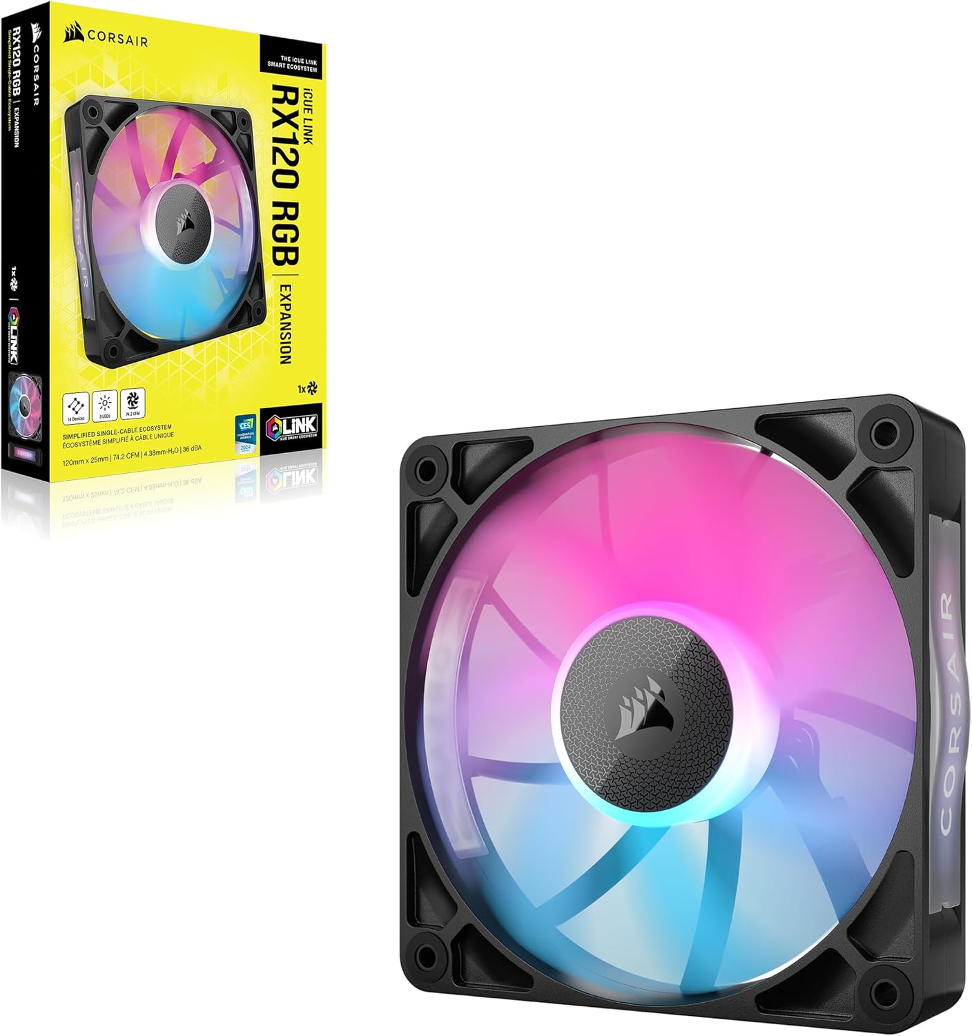 Corsair CO-9051017-WW iCUE Link RX120 RGB Fan